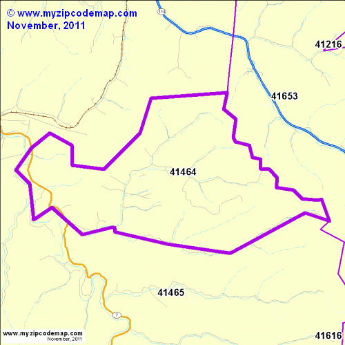 map of 41464