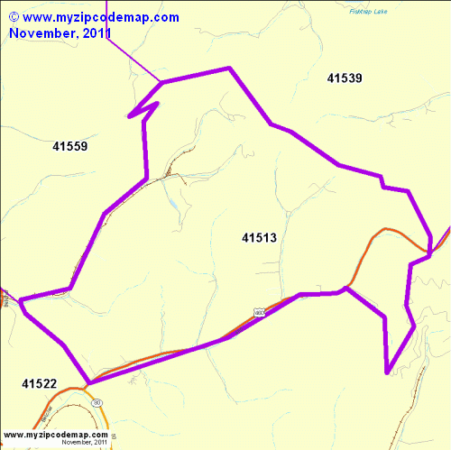 map of 41513