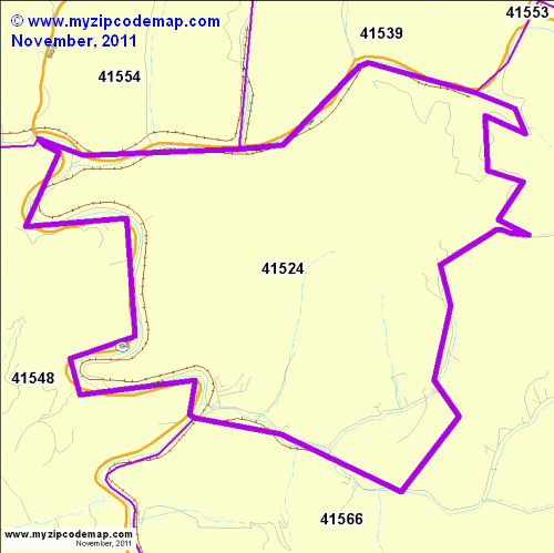 map of 41524