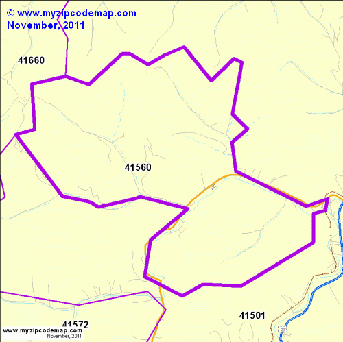 map of 41560