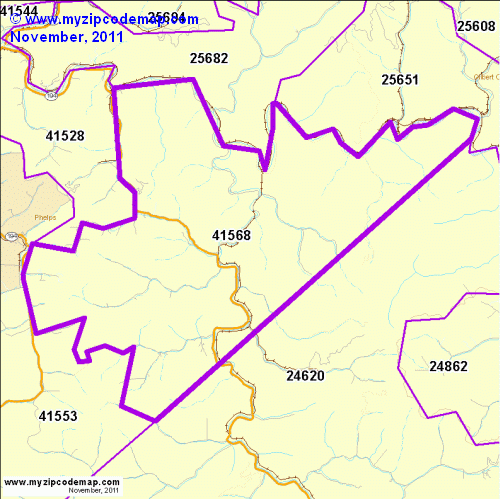 map of 41568