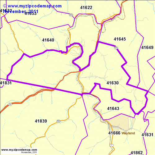 map of 41630