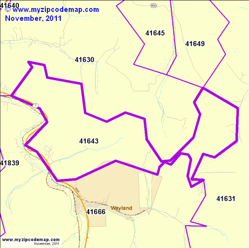 map of 41643
