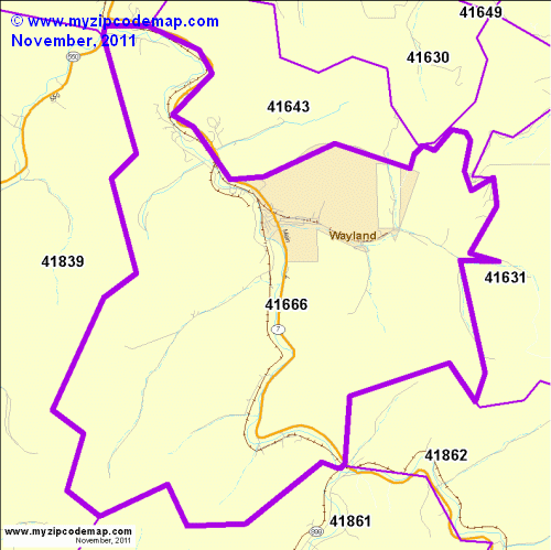 map of 41666
