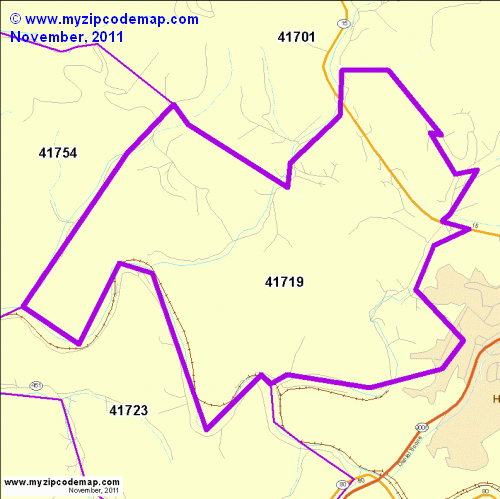 map of 41719