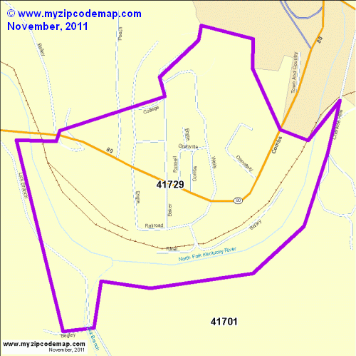 map of 41729