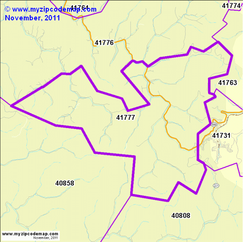 map of 41777
