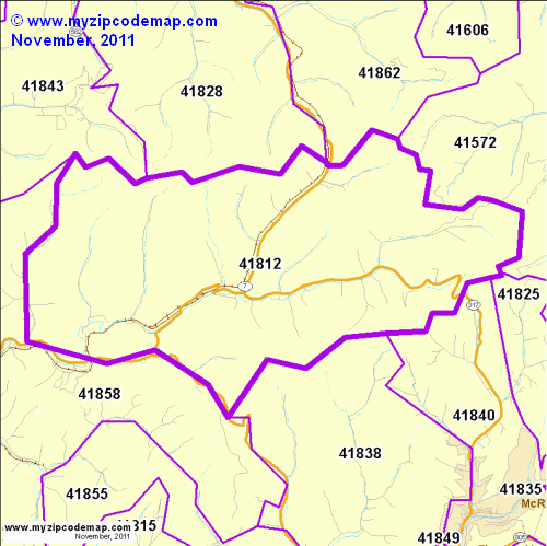 map of 41812