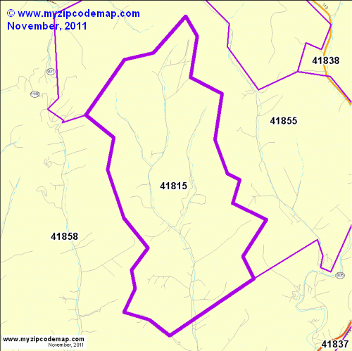 map of 41815