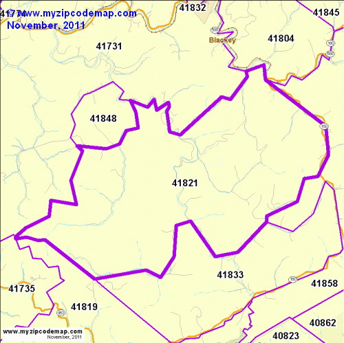 map of 41821