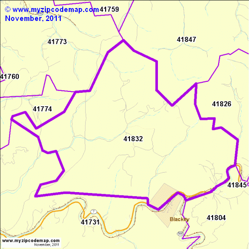 map of 41832