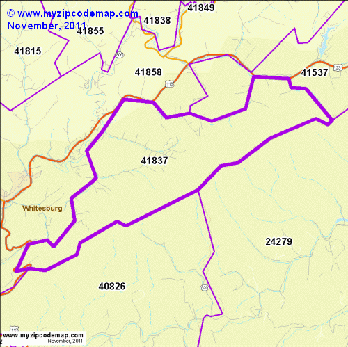 map of 41837