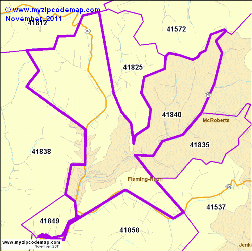 map of 41840