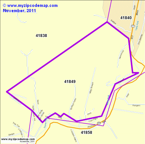 map of 41849