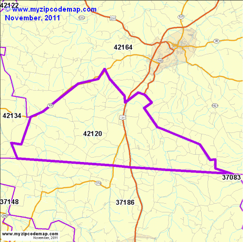 map of 42120