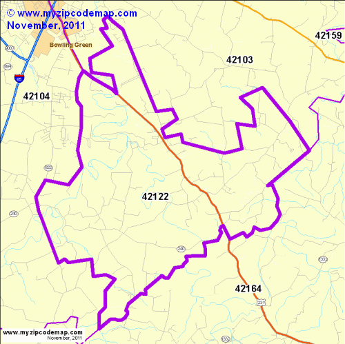 map of 42122
