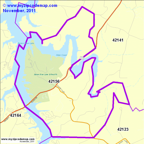 map of 42156