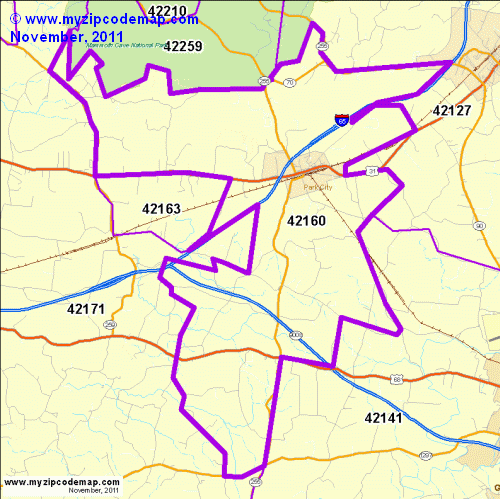 map of 42160