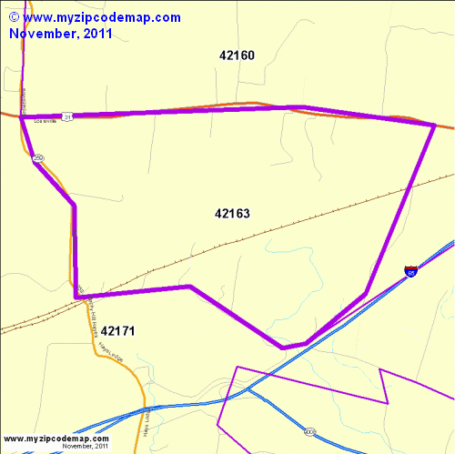 map of 42163