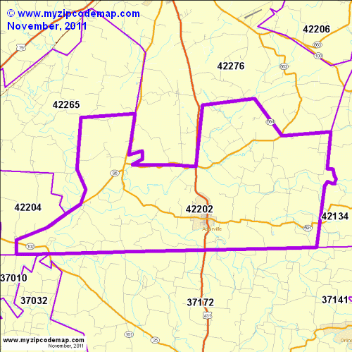 map of 42202