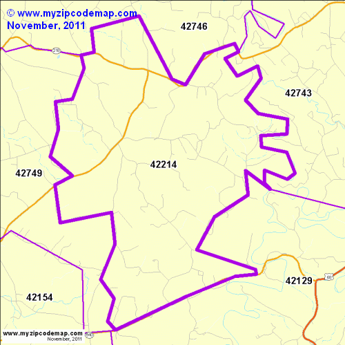 map of 42214
