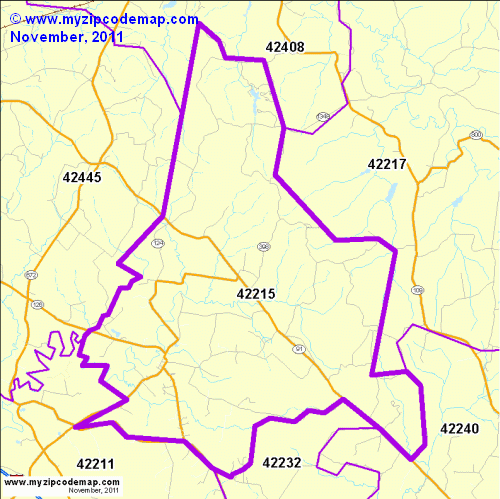map of 42215