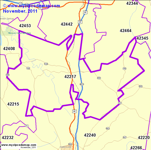 map of 42217