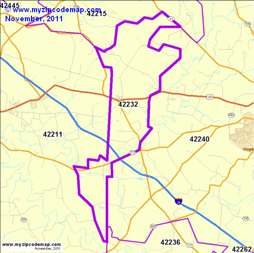 map of 42232