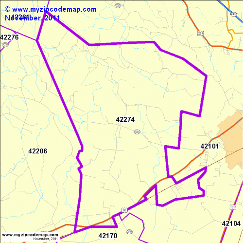 map of 42274