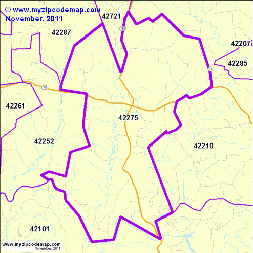 map of 42275