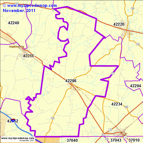 map of 42286