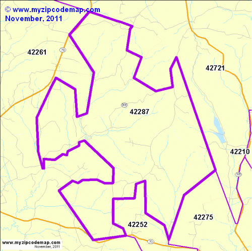 map of 42287