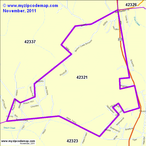 map of 42321