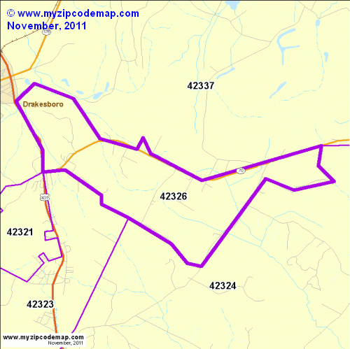 map of 42326