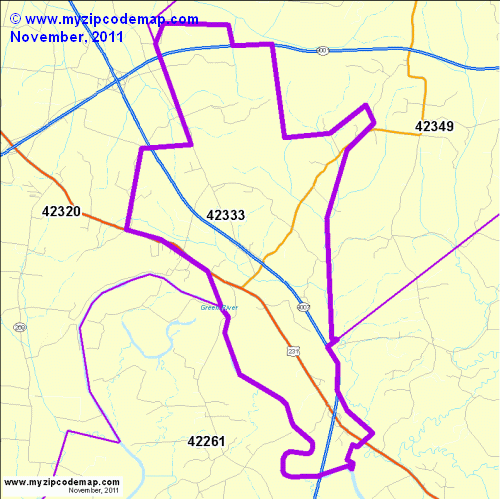 map of 42333
