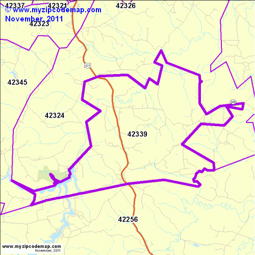 map of 42339