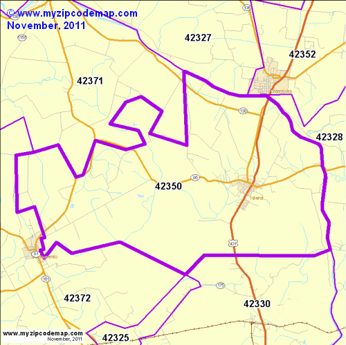 map of 42350