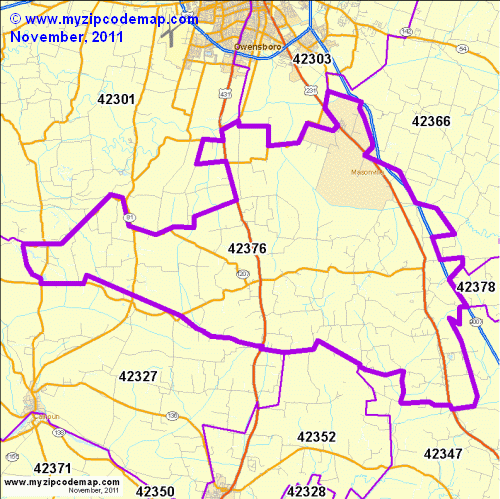 map of 42376