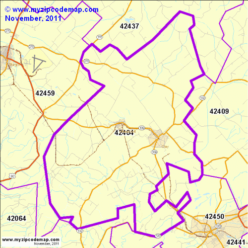 map of 42404