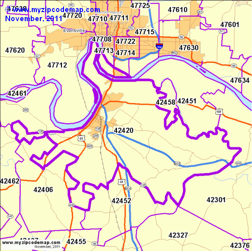 map of 42420