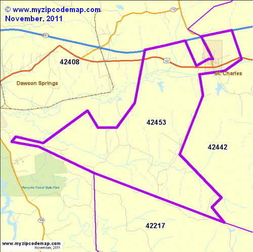 map of 42453
