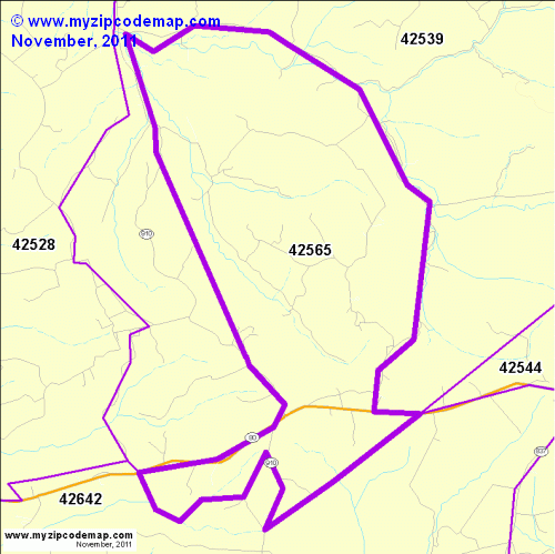 map of 42565