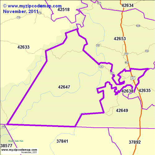 map of 42647