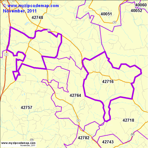 map of 42716