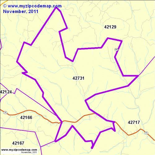map of 42731