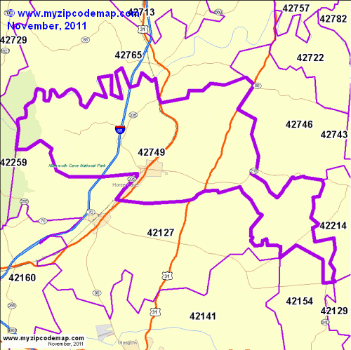 map of 42749