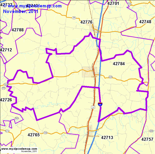 map of 42784
