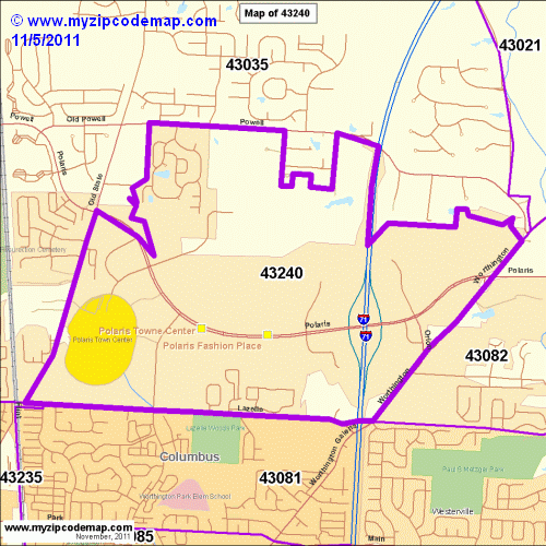 map of 43240