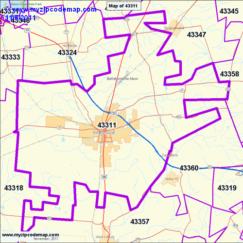 map of 43311