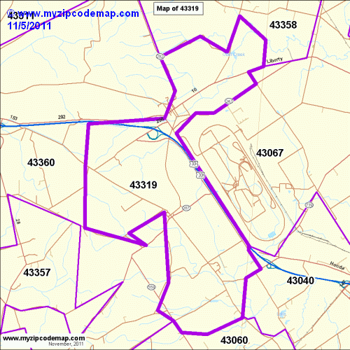 map of 43319